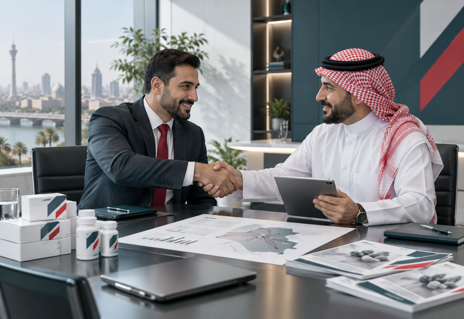 Zarinaz representative establishing a regional healthcare partnership